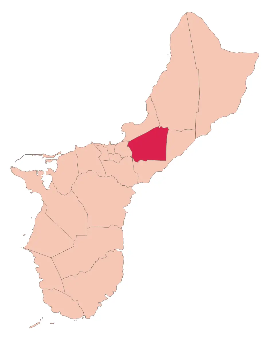 Guam Map Barrigada