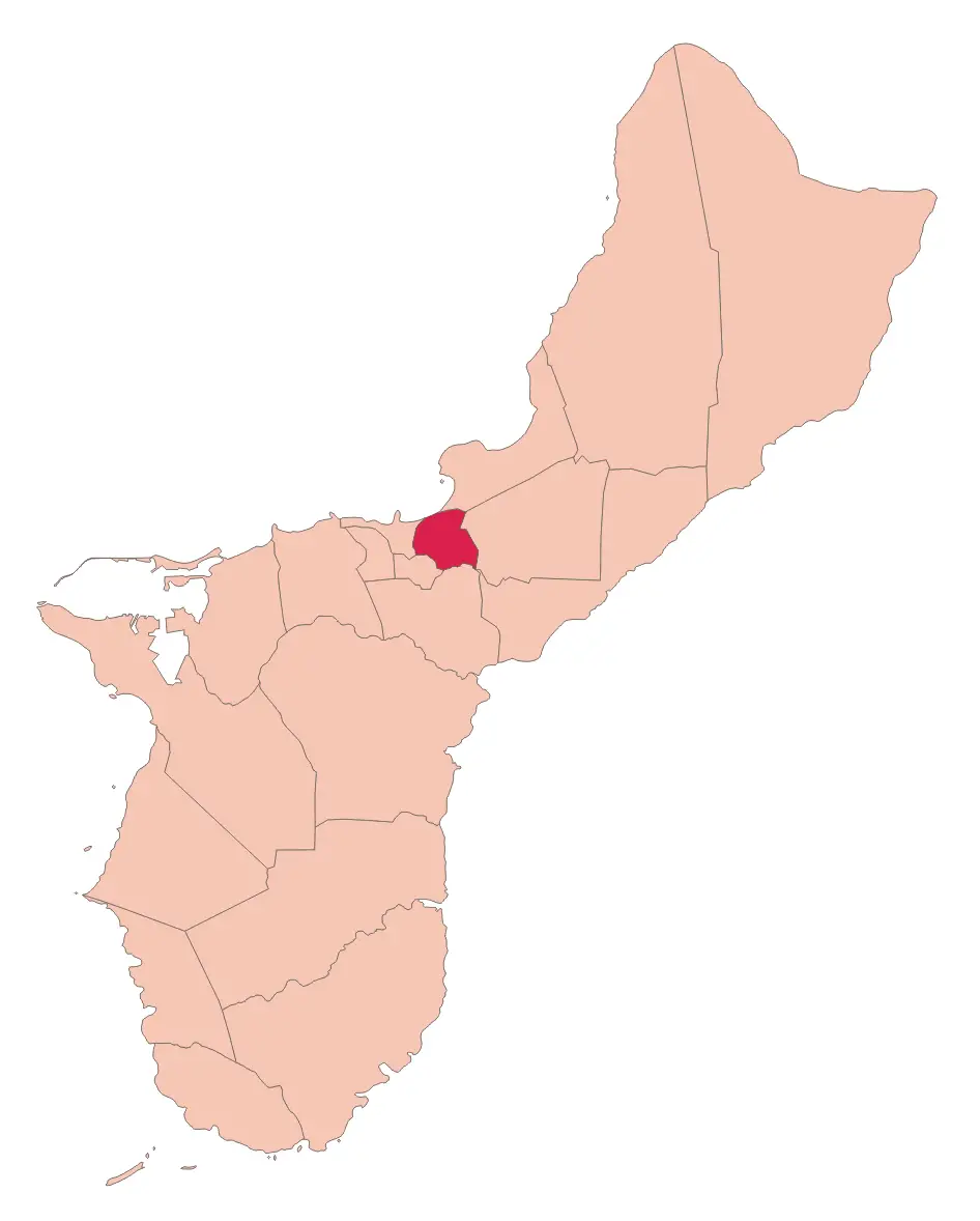 Guam Map Mongmong Toto Maite