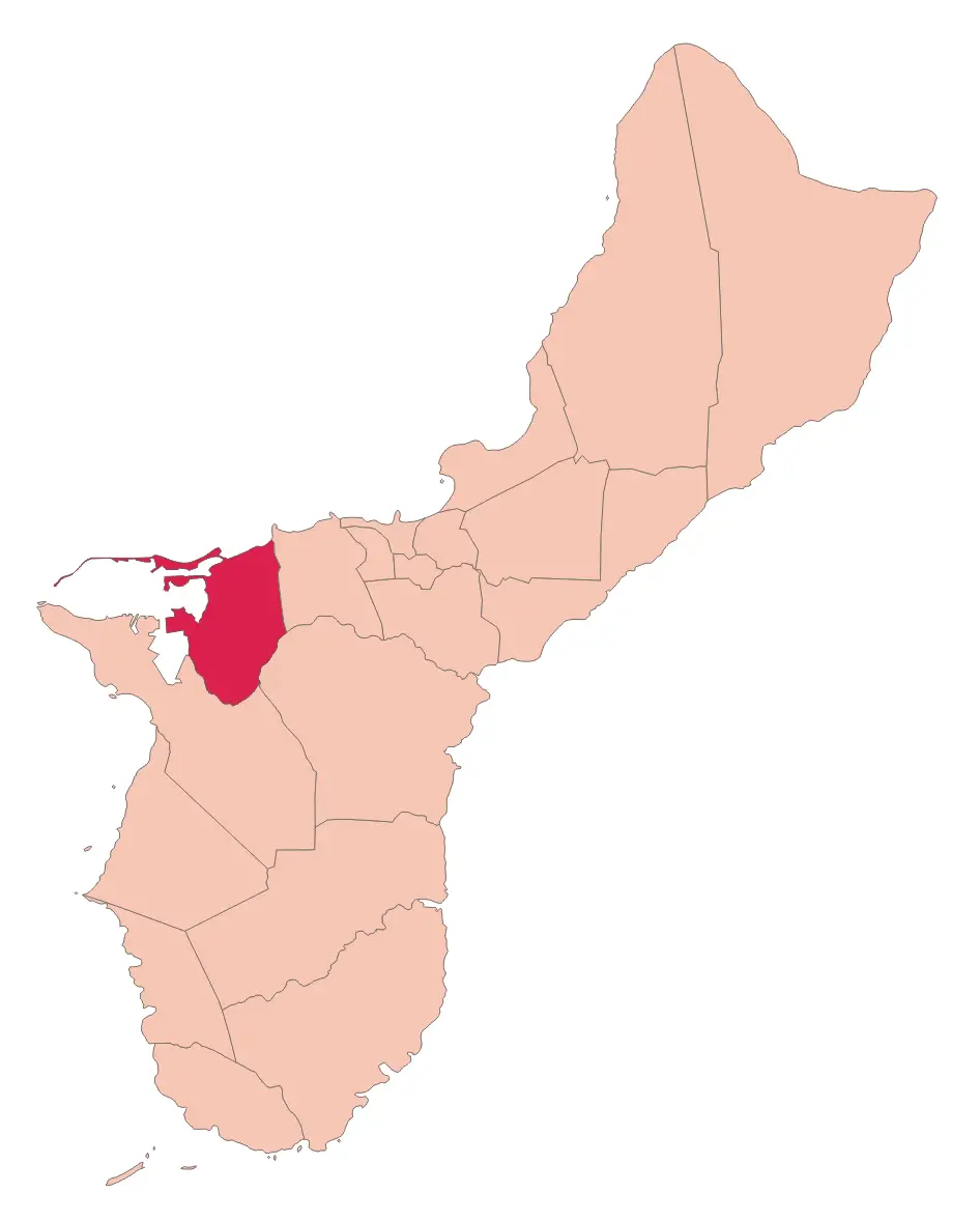 Guam Map Piti