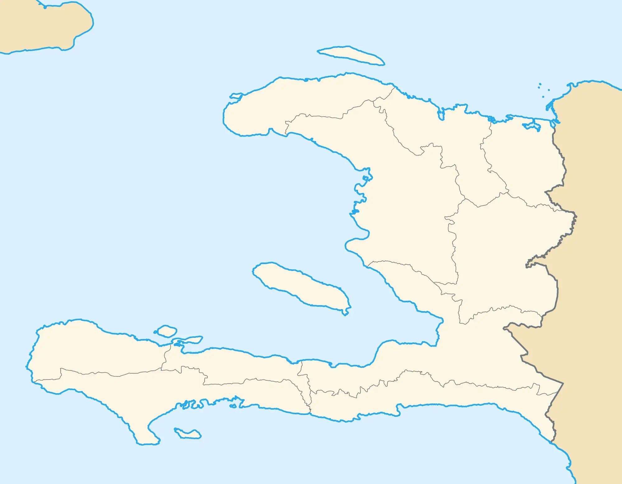 Haiti Locator Map