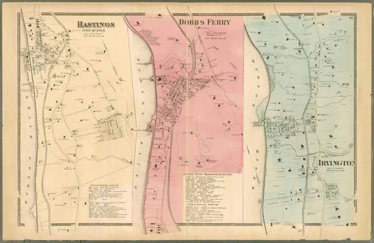 Hastings Dobbs Ferry Irvington Map