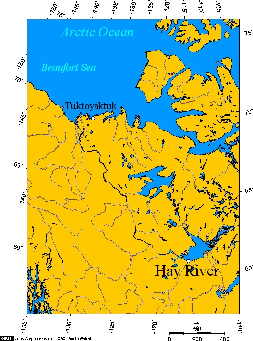 Hay River Connection To the Arctic Ocean