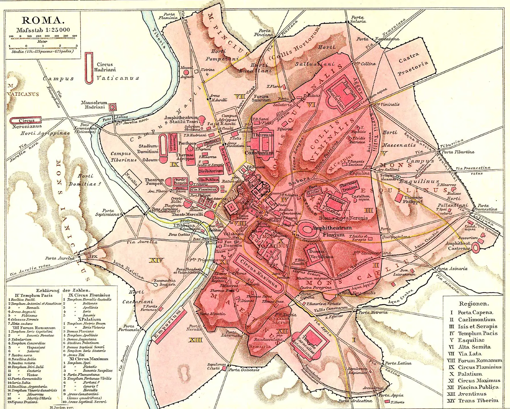 Historical Rome City Map 2