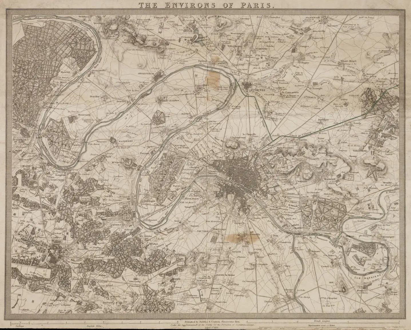 Historical Map Paris