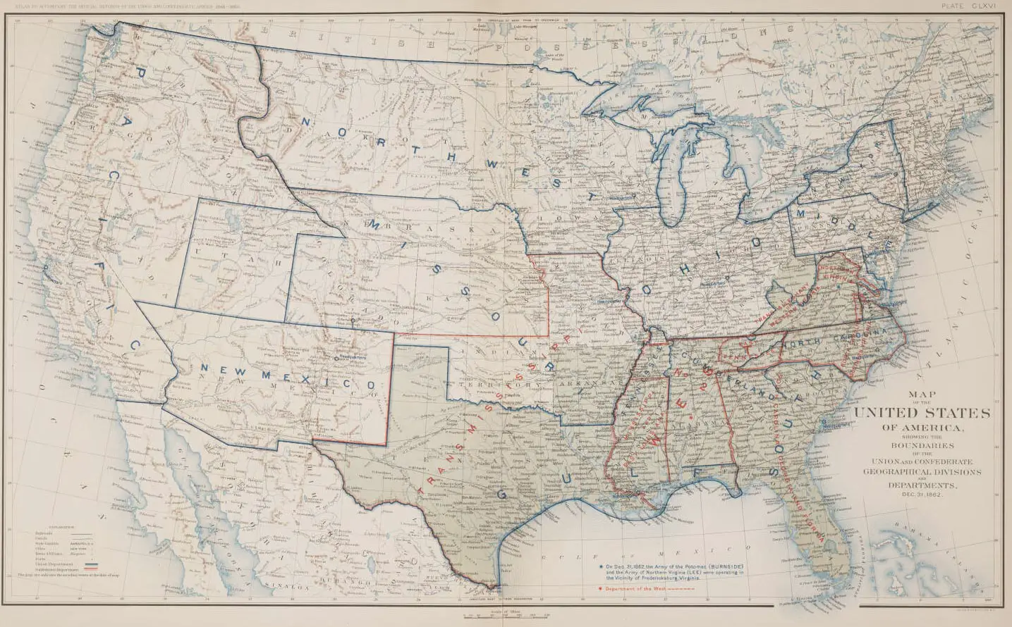 Historical Map United States