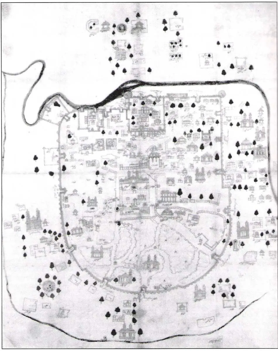 Historical Map of Ahmedabad