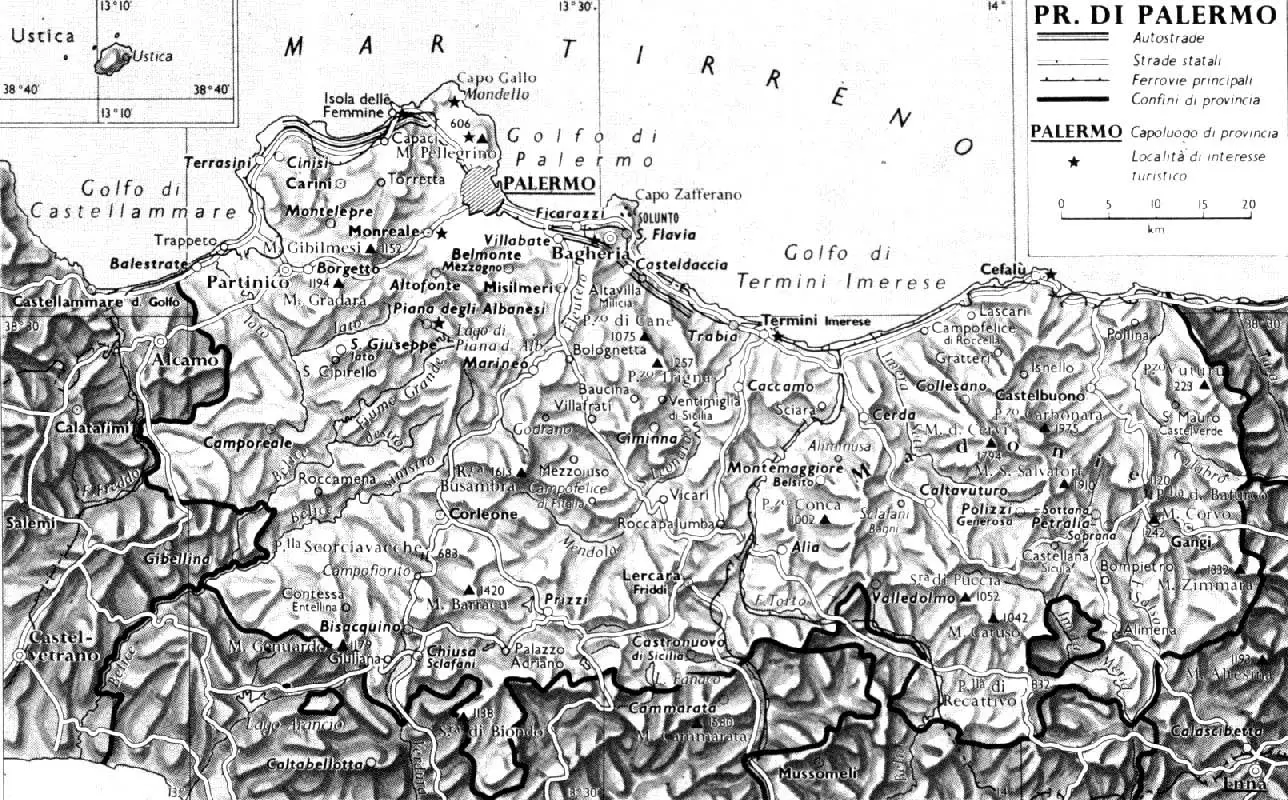 Historical Map of Palermo