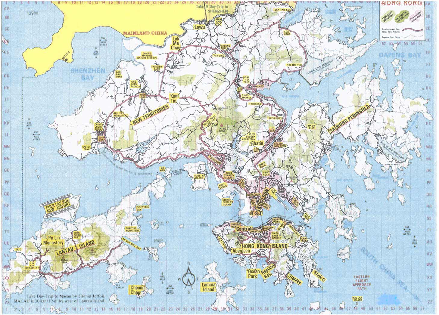 Hong Kong Map 1