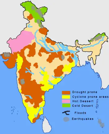 India Naturalhazards Map
