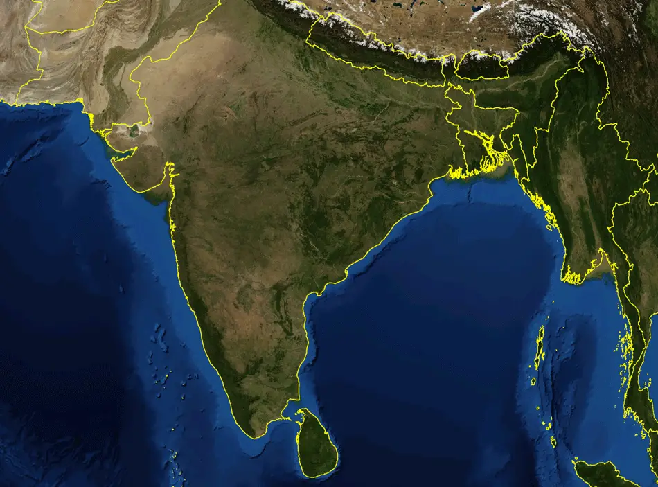 India Satellite Image