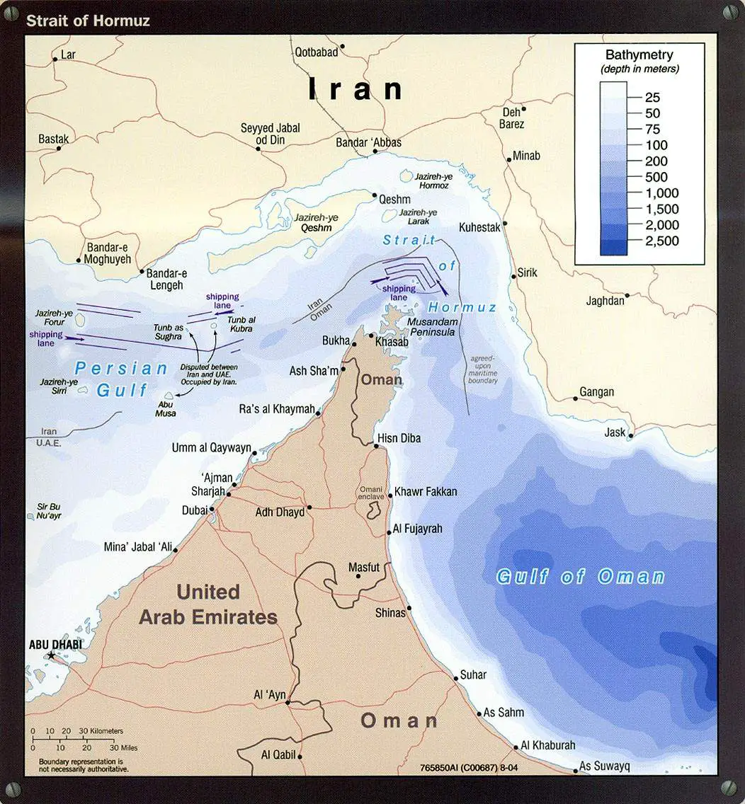 Iran Strait of Hormuz 2004