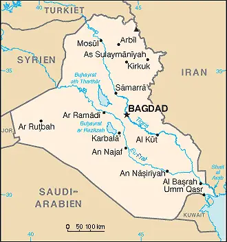 Iraq Map Sv