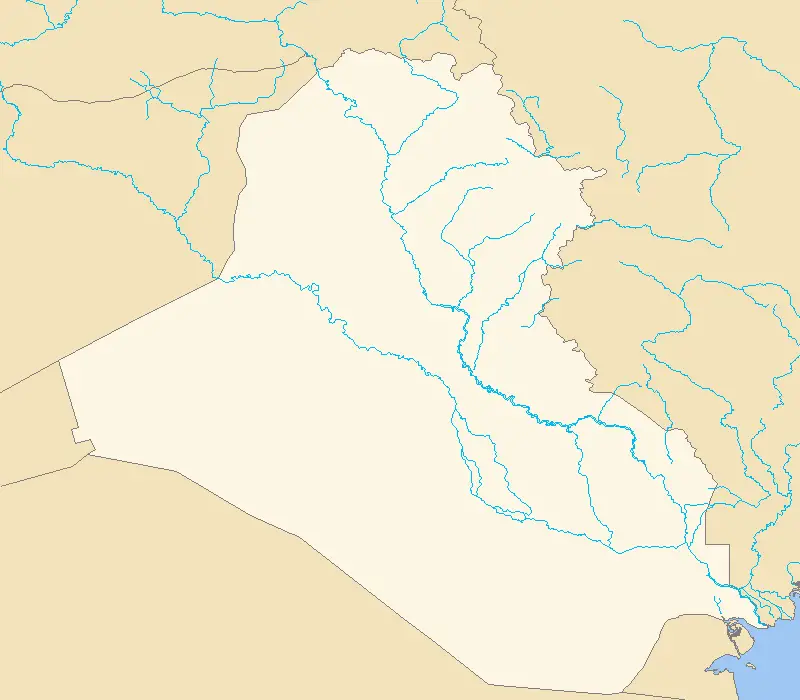 Iraq Outline Map