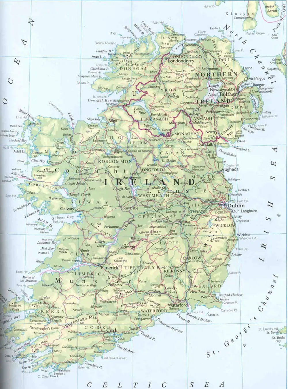 Ireland Map 2