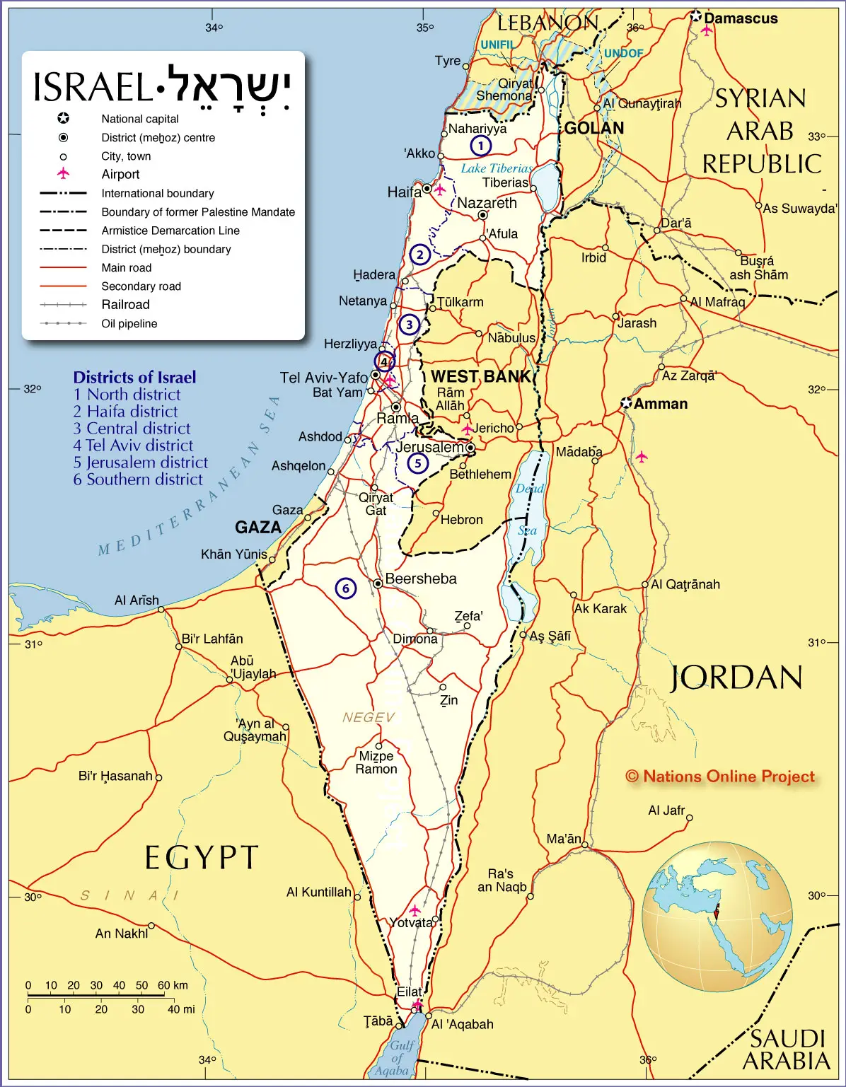 Israel Map 2