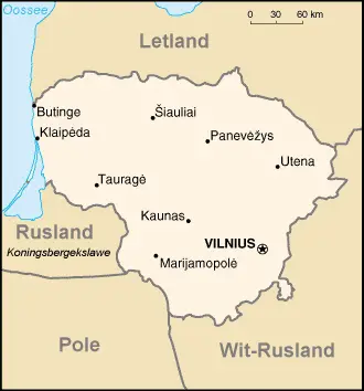 Kaart Litaue