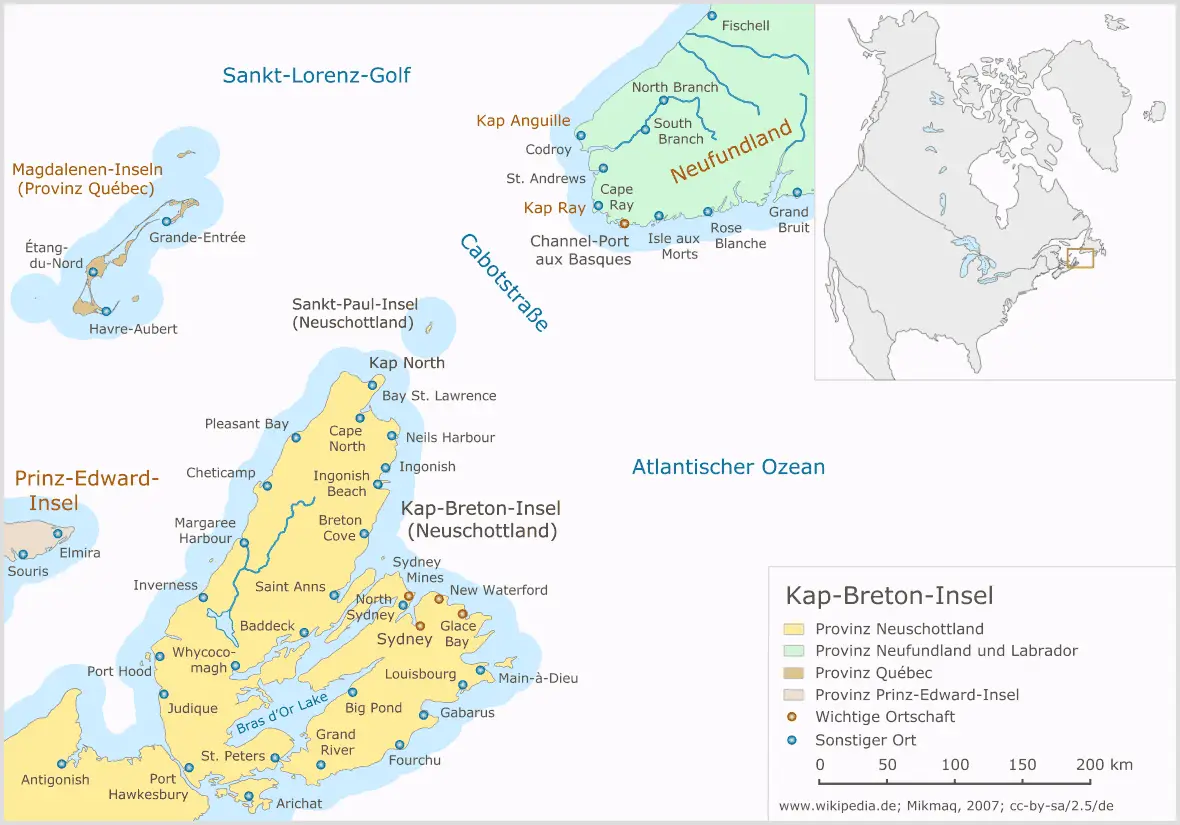 Kap Breton Insel