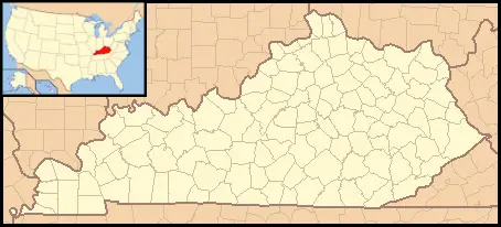 Kentucky Locator Map With Us