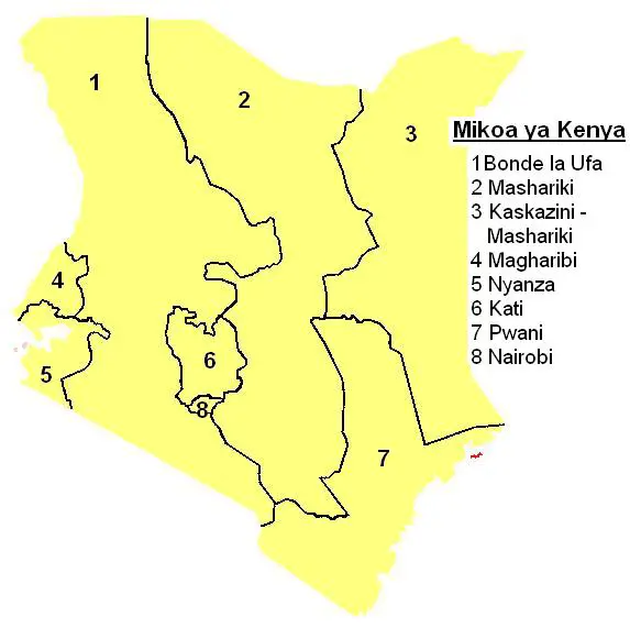 Kenya Mikoa