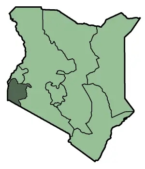 Kenya Provinces Nyanza