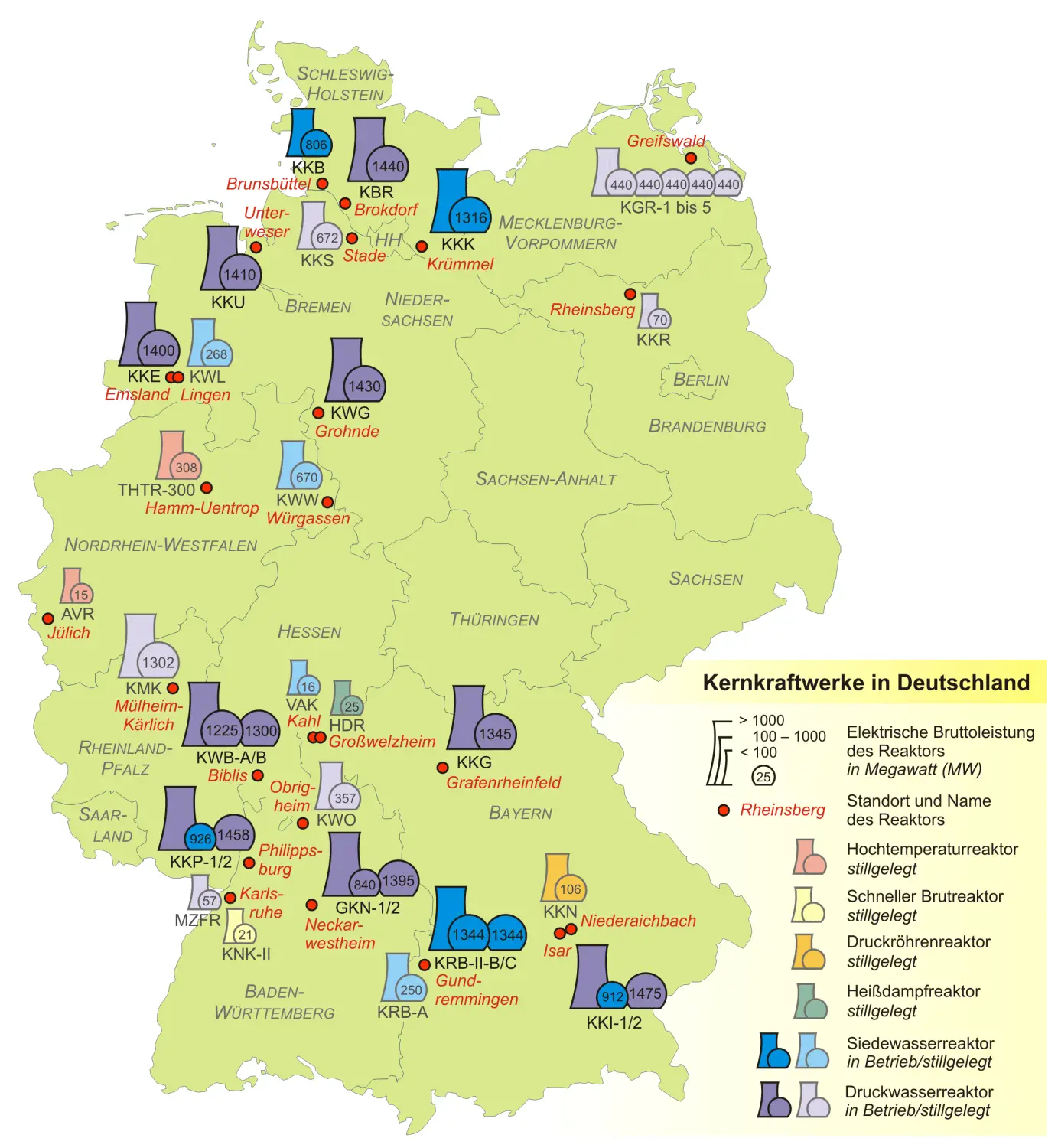 Kernkraftwerke In Deutschland