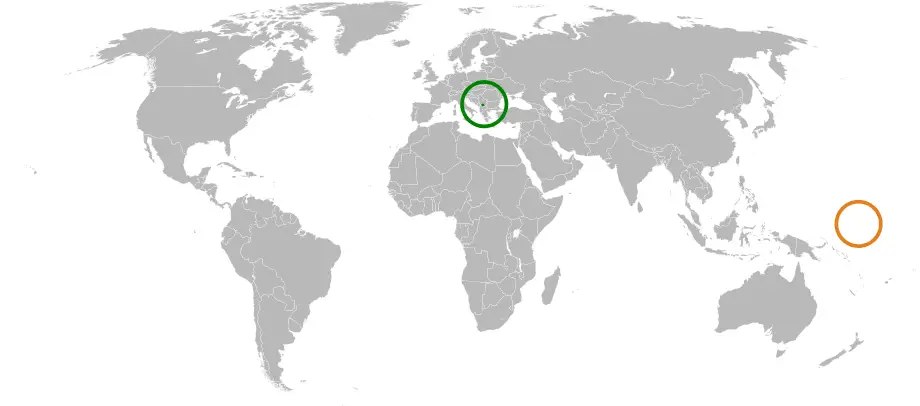 Kosovo Nauru Locator
