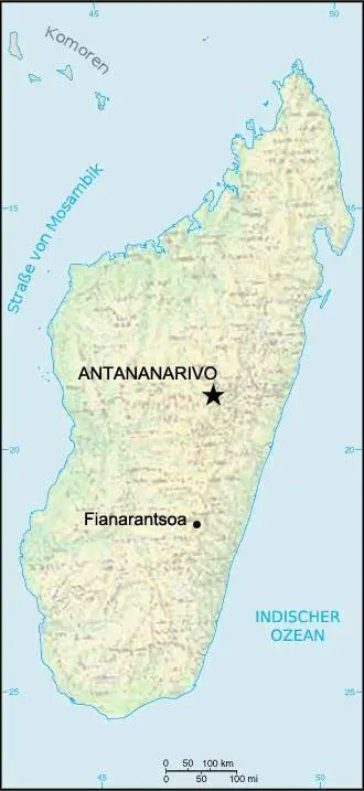 Lage Fianarantsoa In Madagaskar Dt