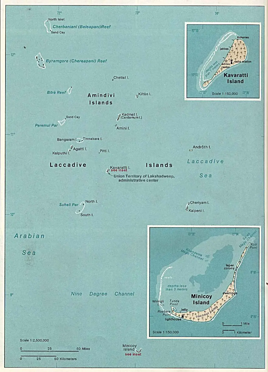 Lakshadweep Map