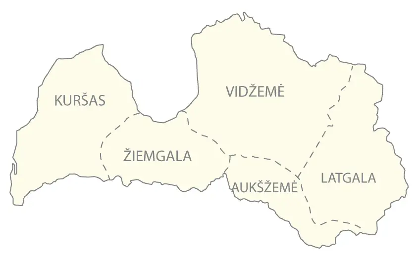 Latvia Hist Regions (lt)