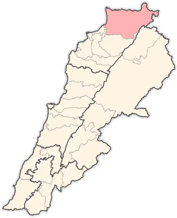 Lebanon Districts Akkar
