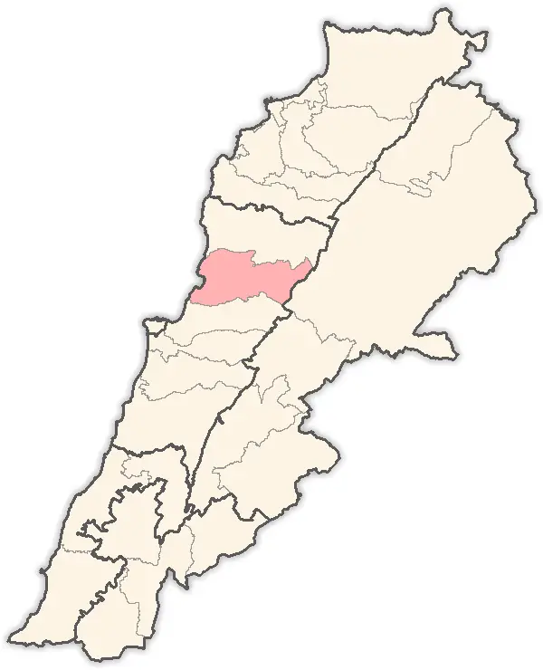 Lebanon Districts Keserwan