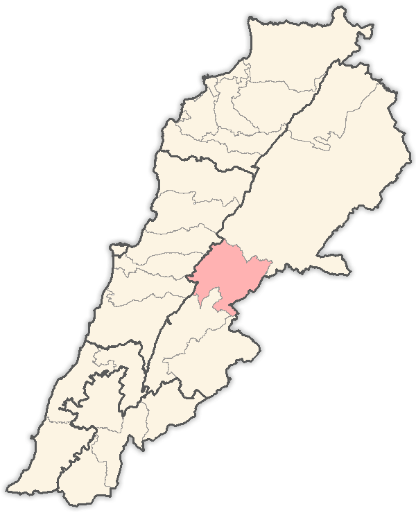 Lebanon Districts Zahleh