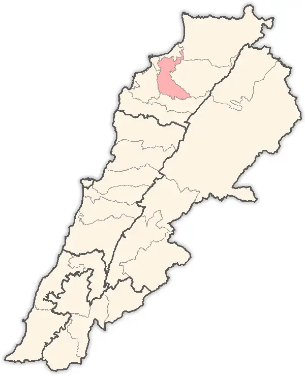 Lebanon Districts Zgharta