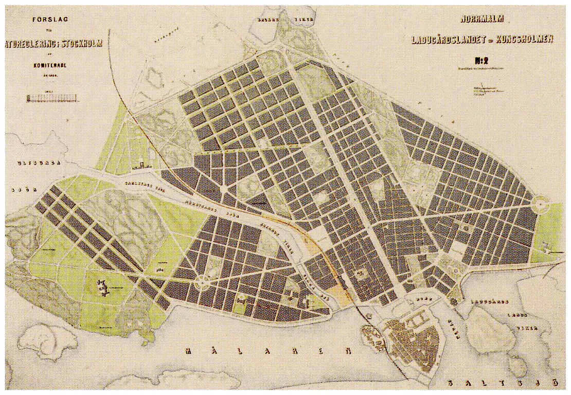 Lindhagens Plan 1866a