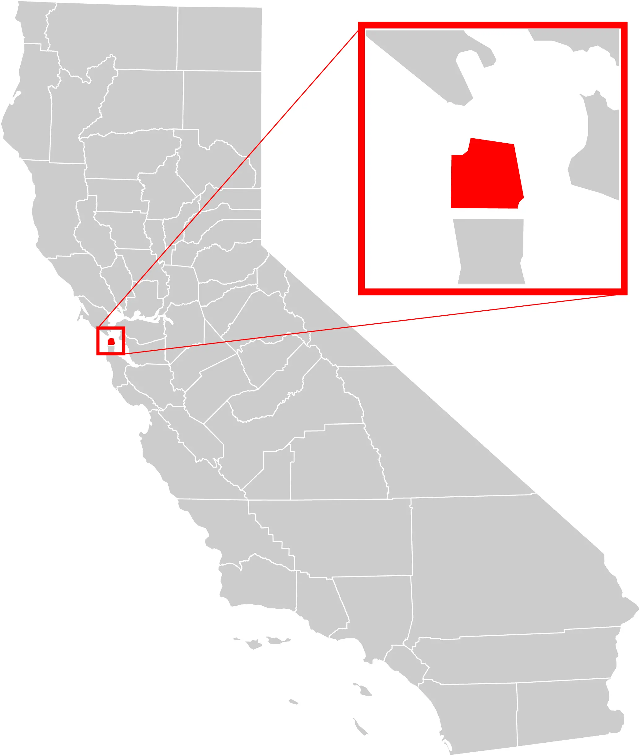 Location Map San Francisco