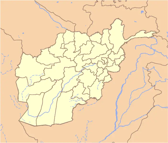 Location Map Afghanistan