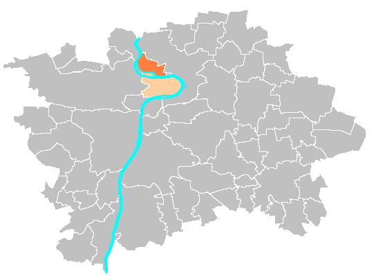 Location Map Municipal District Prague  Troja