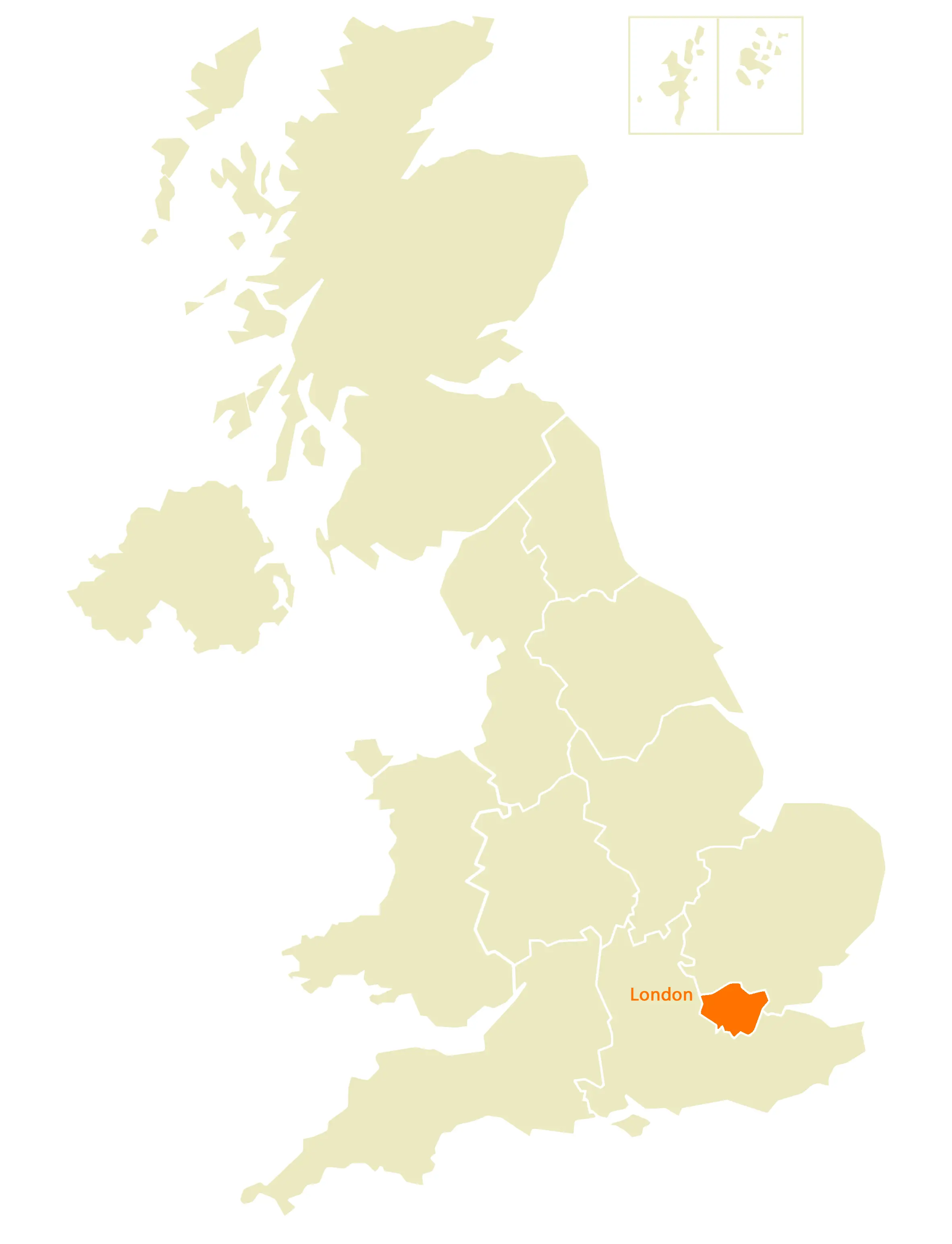 Location Map of London - Mapsof.Net