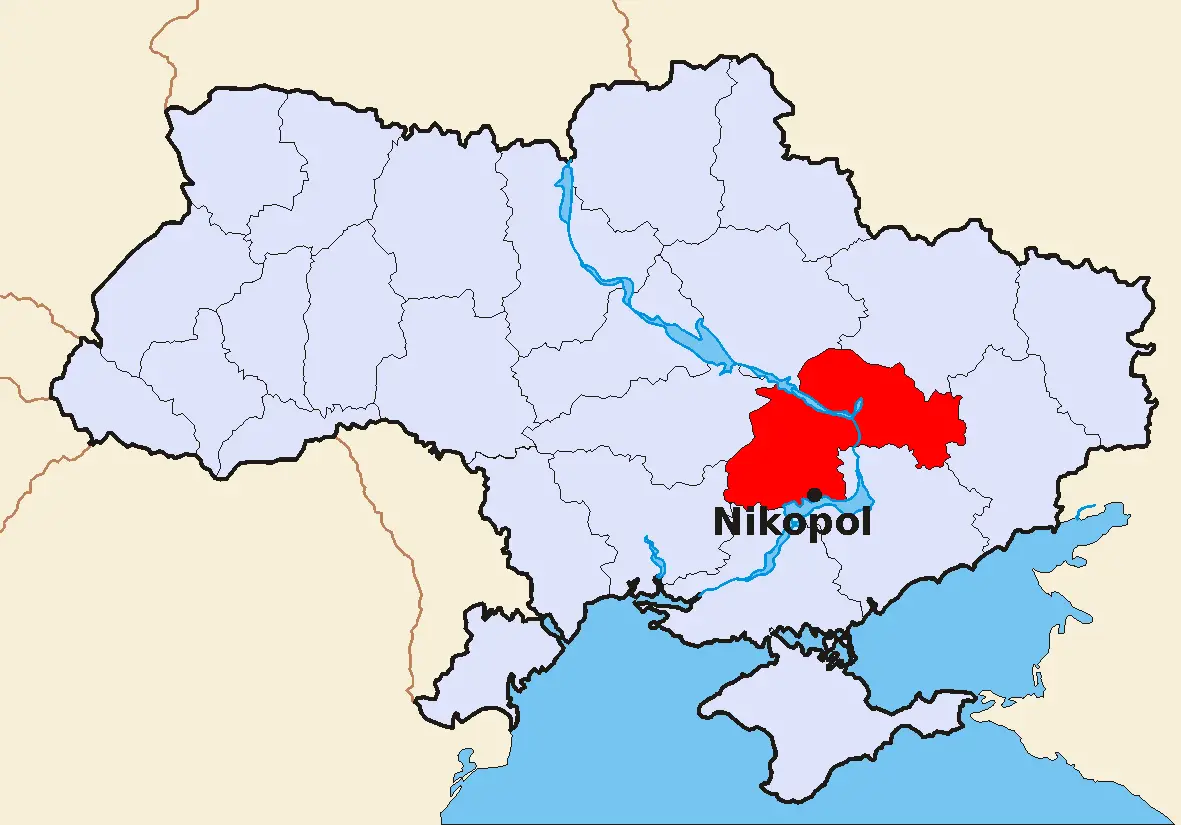 Location Nikopol