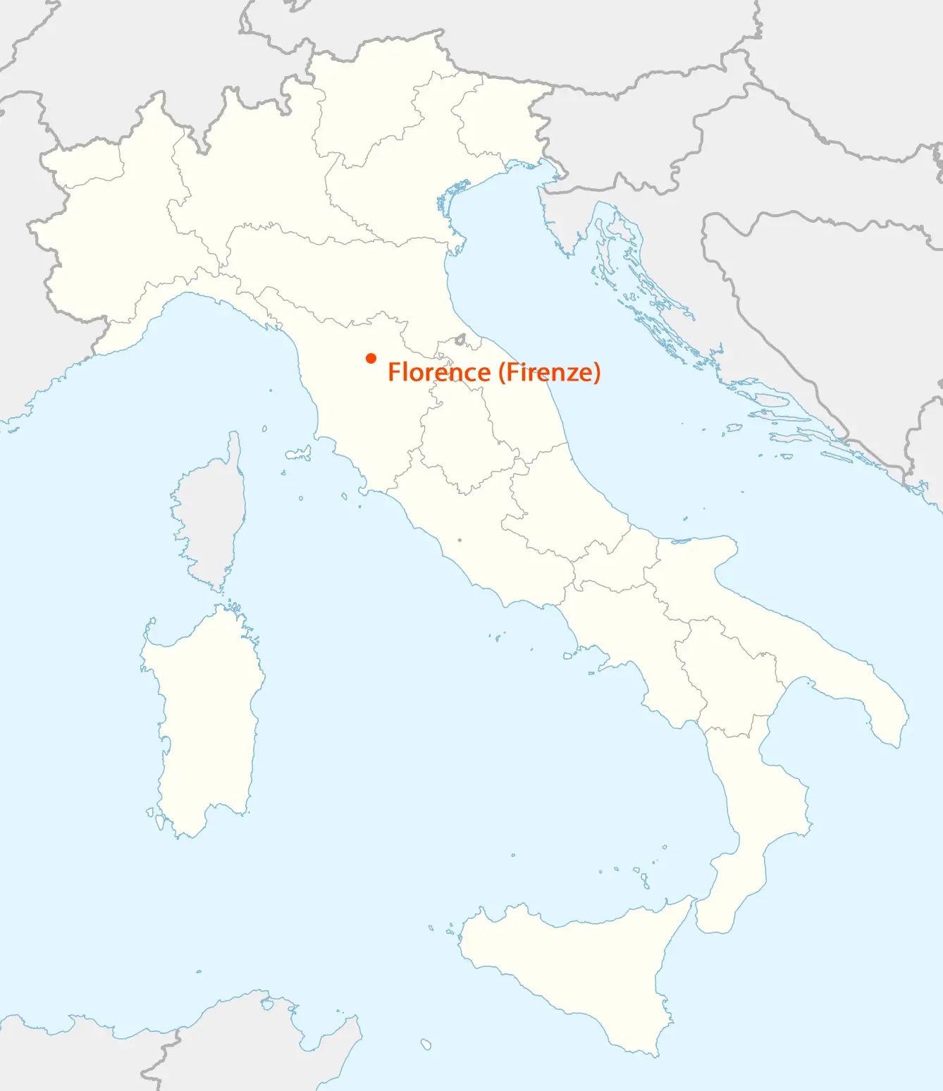 Location of Florence (firenze)