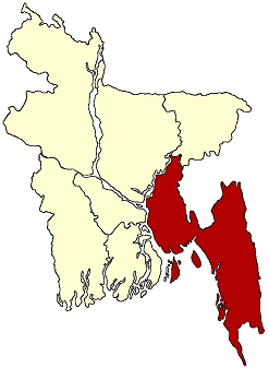 Locmap Bangladesh Chittangong
