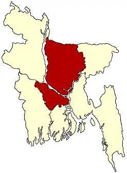 Locmap Bangladesh Dhaka