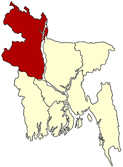 Locmap Bangladesh Rajshahi