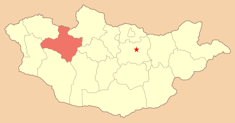 Map Mn Zavkhan Aimag