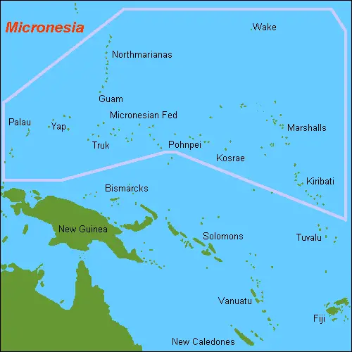 Map Oc Micronesia