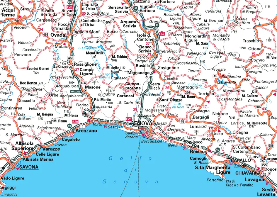 Map of Genoa - MapSof.net