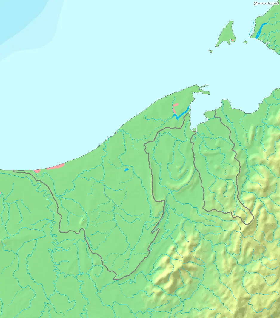Map of Brunei Demis