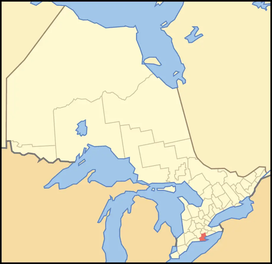 Map of Ontario Norfolk