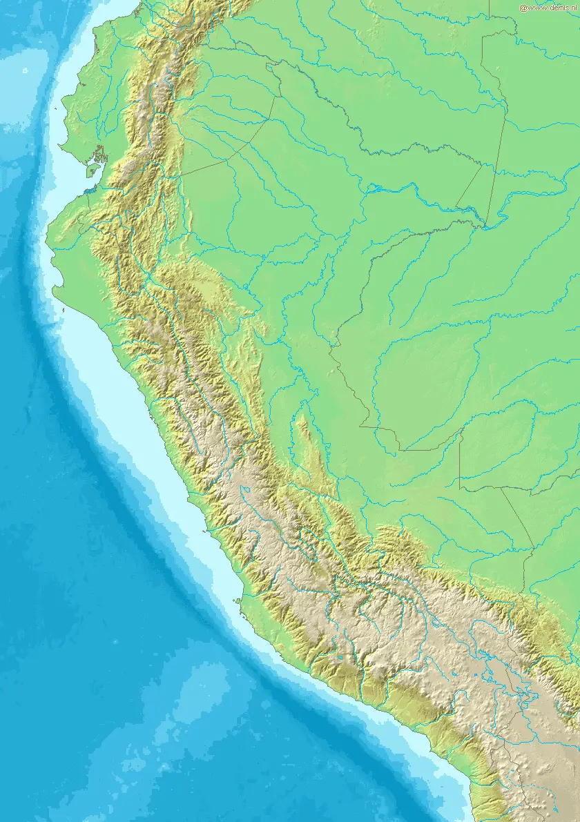 Map of Peru Demis