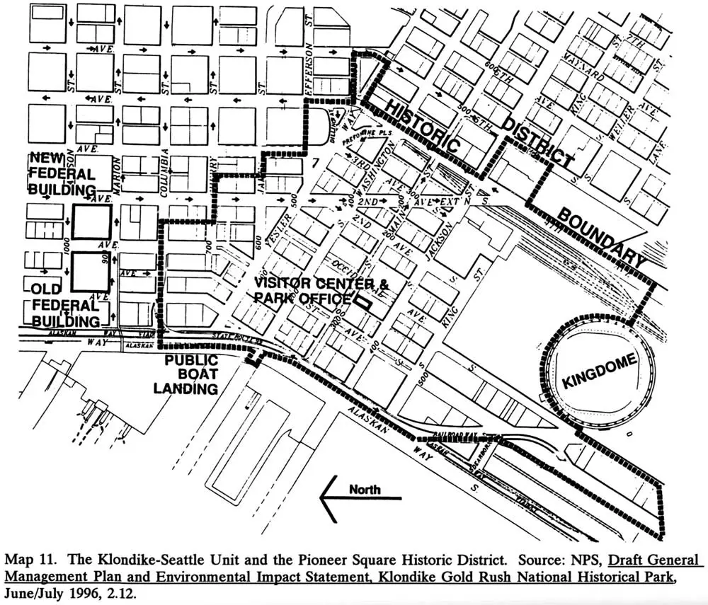 Map of Pioneer Square Historic District